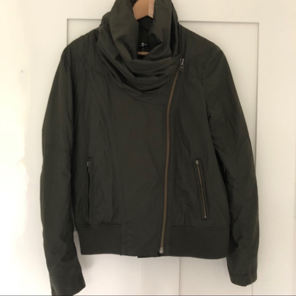 ❌ SOLD ❌ 7 For All Mankind Nylon Bomber Jacket - Picture 4 of 7